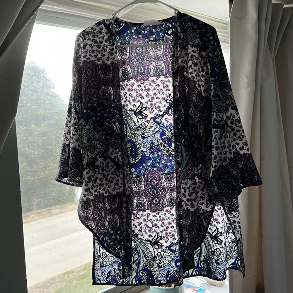Purple print cover up